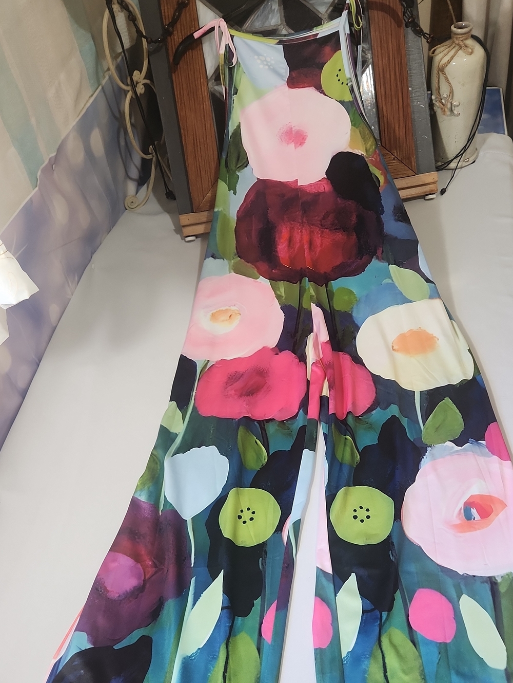Floral Halter Jumpsuit - Multicolor